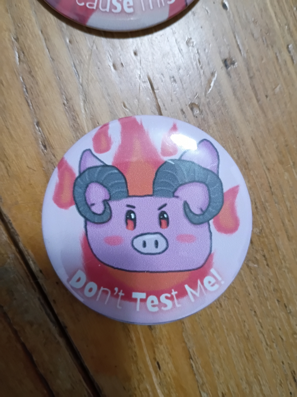 Angry Animals - Pug Button